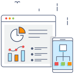 Data Statistics  Icon