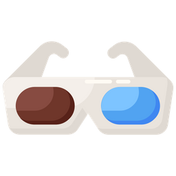3D-Brille  Symbol