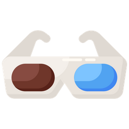 Gafas 3d  Icono