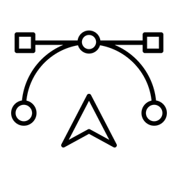 Bézier-Stift  Symbol