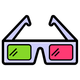 3D-Brille  Symbol