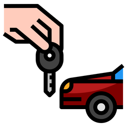 Autovermietung  Symbol