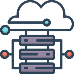 Cloud Hosting  Icon