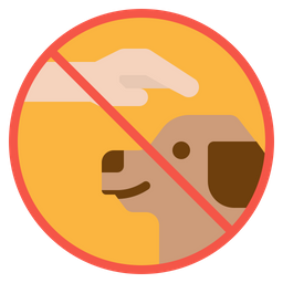 Dont Touch Animal  Icon