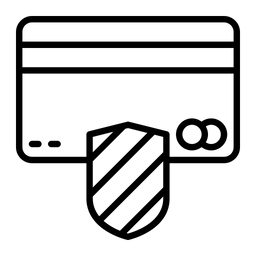 Kreditkartenschutz  Symbol