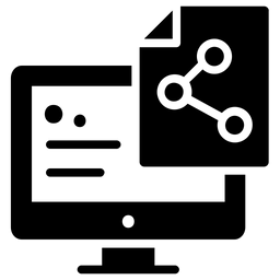 Teilen von Inhalten  Symbol