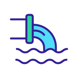 Industry Water Pollution  Icon