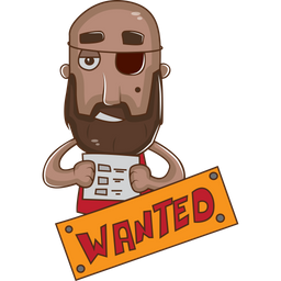 Wanted Pirate  Icon