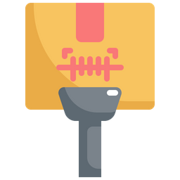 Delivery Box Barcode  Icon