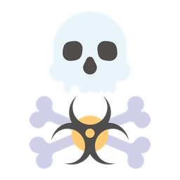 Biohazard Skull  Icon