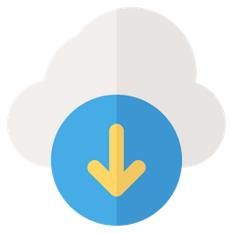 Cloud-Download  Symbol