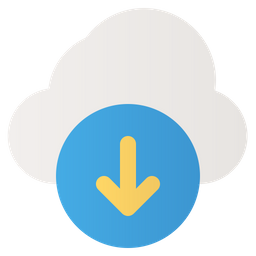 Cloud Download  Icon