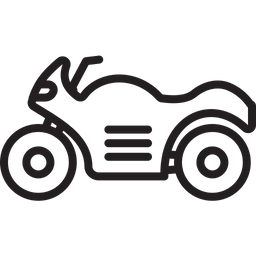 배달 오토바이 차량 아이콘