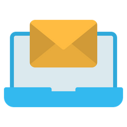 Laptop Email  Icon