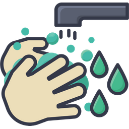 Hands Wash Hand Background Icon
