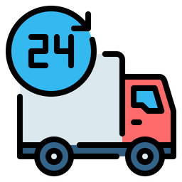 24 hours Delivery Service  Icon