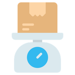 Delivery Box Weight  Icon