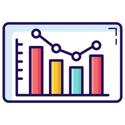 Gráfico de barras  Ícone