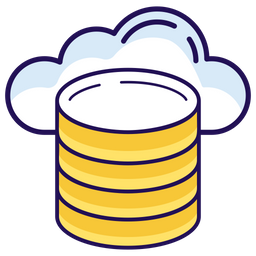 Cloud Database  Icon