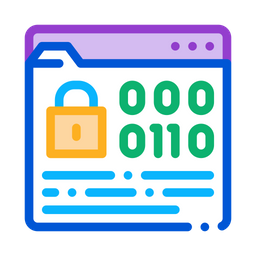 Binary Code Protection  Icon