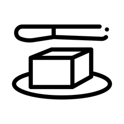 Butterstück  Symbol