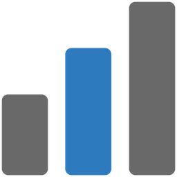 Gráfico de barras  Ícone