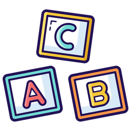Bloques alfabéticos  Icono