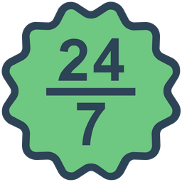 24/7  Symbol