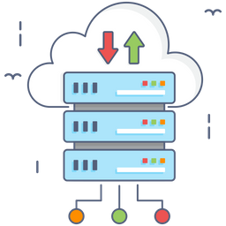 Armazenamento na núvem  Ícone