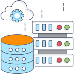 Cloud Database  Icon