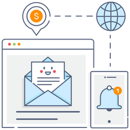 Notificação por correio  Ícone
