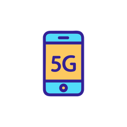 5 G Mobile Phone  Icon