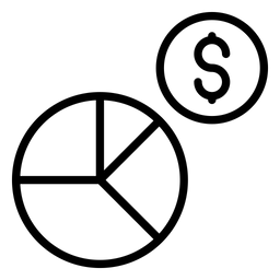 Geschäftskreisdiagramm  Symbol