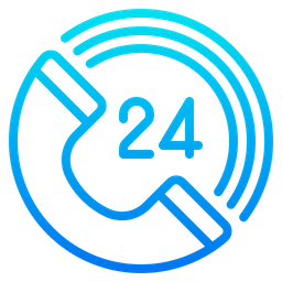 24 Hours Service  Icon