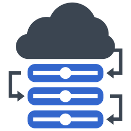 Cloud Server  Icon