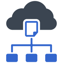 Cloud Sharing  Icon