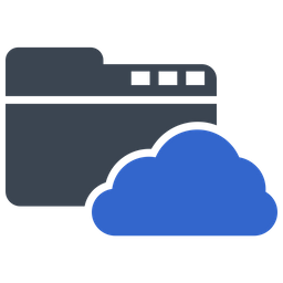 Cloud Folder  Icon