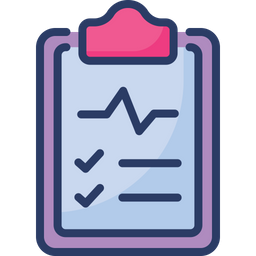 Relatório de ecg  Ícone