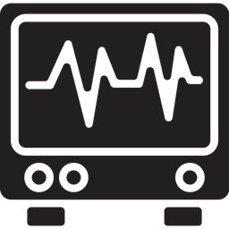 Monitor de ecg  Ícone