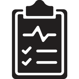 Relatório de ecg  Ícone