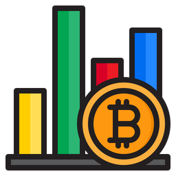 Bitcoin Graph  Icon