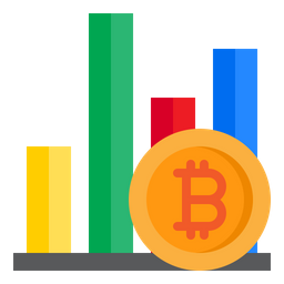 Bitcoin Graph  Icon