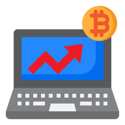 Bitcoin Graph  Icon