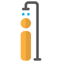 Chuveiro, banheiro  Ícone