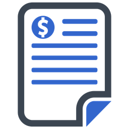 Financial Document  Icon