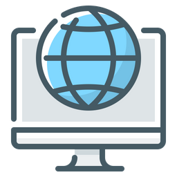 Globe Internet Web Hosting Icon