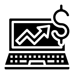 Geschäftsgewinndiagramm  Symbol