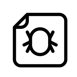 Fehlerdatei  Symbol