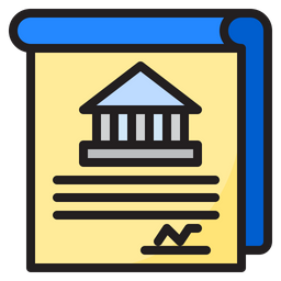 Bank Contract  Icon