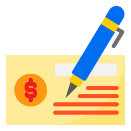 Cheque  Icon